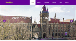 Desktop Screenshot of manmedsoc.com