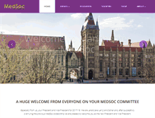 Tablet Screenshot of manmedsoc.com